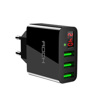 LED Display 3 USB Charger